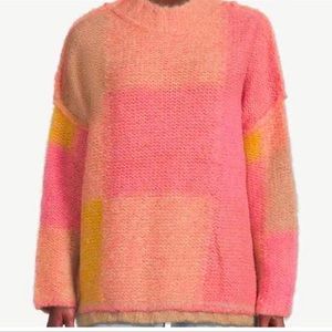 NWT FREE PEOPLE DOMINO SWEATER IN PRAIRIE SUNSET